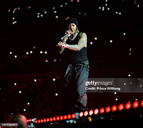 Rapper Future performs during