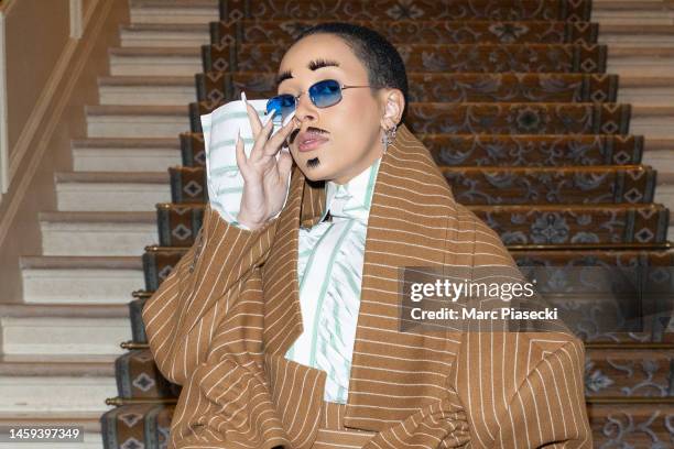 Doja Cat attends the Viktor & Rolf Haute Couture Spring Summer 2023 show as part of Paris Fashion Week on January 25, 2023 in Paris, France.