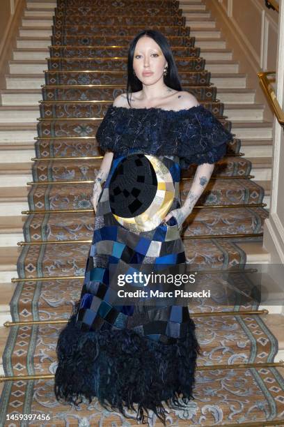 Noah Cyrus attends the Viktor & Rolf Haute Couture Spring Summer 2023 show as part of Paris Fashion Week on January 25, 2023 in Paris, France.