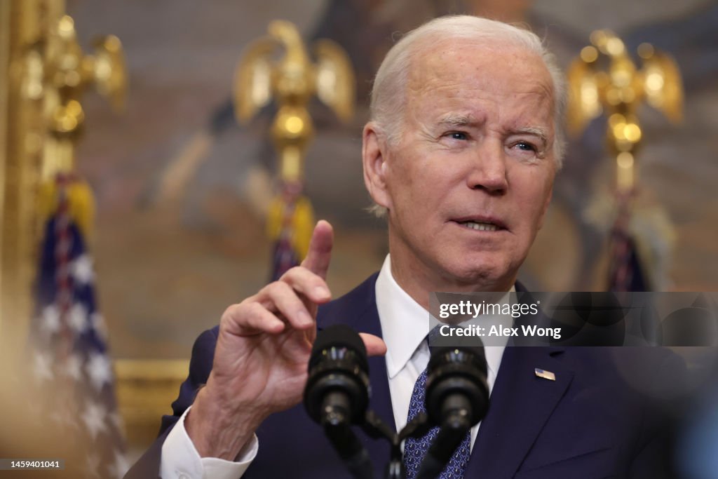 President Biden Delivers Remarks On Continued Support For Ukraine At The White House