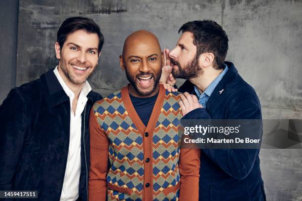 David Giuntoli, Romany Malco and James Roday Rodriguez of ABC's 'A Million Little Things' pose for TV Guide Magazine during the 2023 Winter...