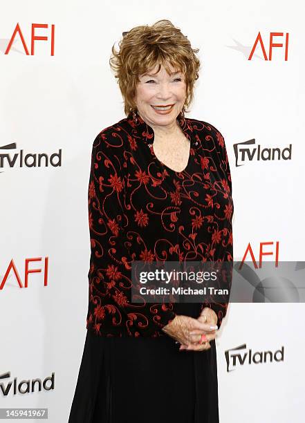 Shirley MacLaine arrives at TV Land Presents: AFI Life Achievement Award honoring Shirley MacLaine held at Sony Studios on June 7, 2012 in Los...