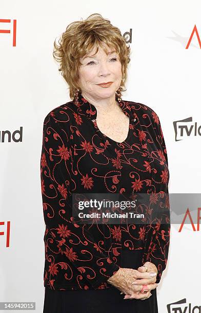 Shirley MacLaine arrives at TV Land Presents: AFI Life Achievement Award honoring Shirley MacLaine held at Sony Studios on June 7, 2012 in Los...