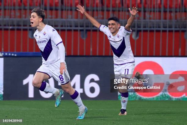 Tommaso Berti of ACF Fiorentina U19 in action during the Supercoppa News  Photo - Getty Images