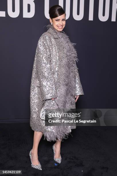 Sofia Carson attends the Valentino Haute Couture Spring Summer 2023 show as part of Paris Fashion Week on January 25, 2023 in Paris, France.