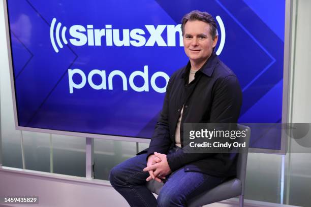 Jeff Gordon visits the SiriusXM Studios on January 25, 2023 in New York City.