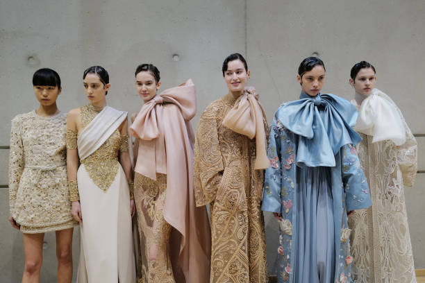FRA: Elie Saab : Backstage - Paris Fashion Week - Haute Couture Spring Summer 2023