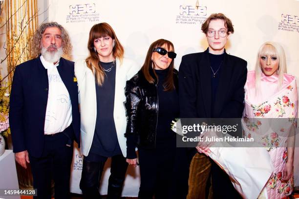 Jean-Pierre Blanc, Daphné Bürki, Babeth Djian, Charles de Vilmorin and Bilal Hassani attend the announcement of the 38th International Festival of...