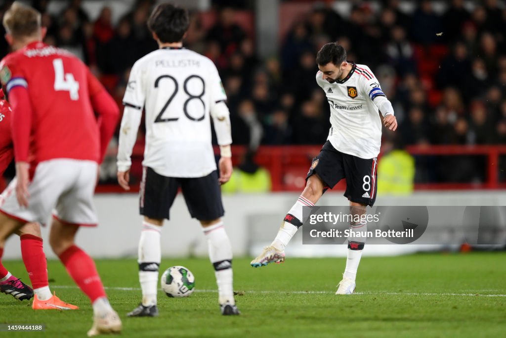 Nottingham Forest v Manchester United - Carabao Cup Semi Final 1st Leg