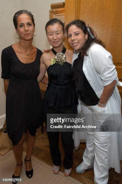 Designers Maria Cornejo, Doo-Ri Chung and Alice Roi attend the CFDA's new members cocktail at Vera Wang's home.