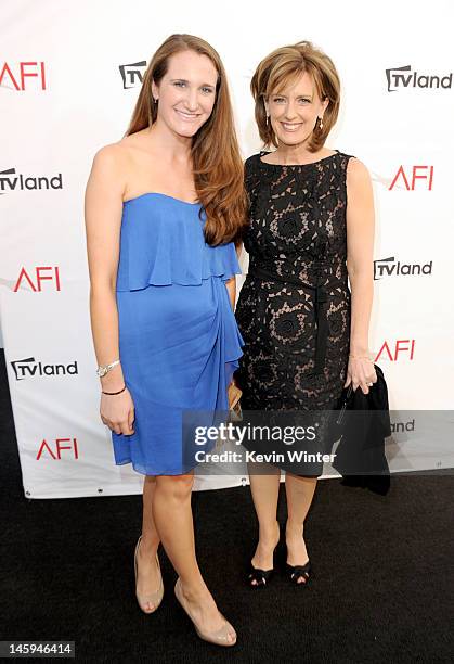 Co-Chair of Disney Media Networks and President of Disney-ABC Television Group Anne Sweeney arrives at the 40th AFI Life Achievement Award honoring...