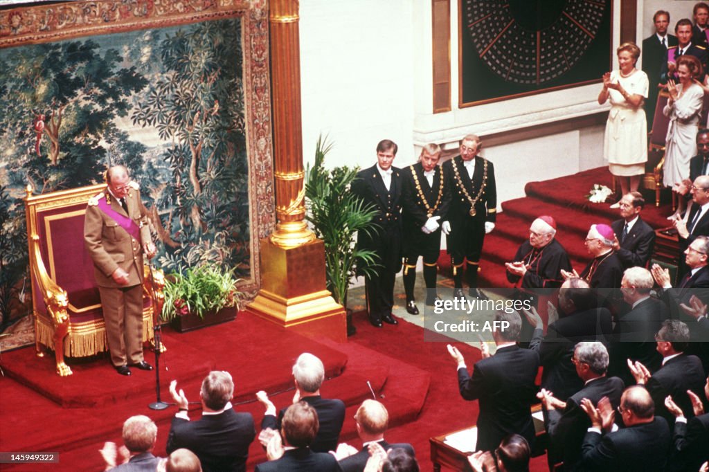 BELGIUM-ALBERT II-CONSTITUTIONAL OATH OF ALLEGIANCE