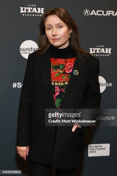 Director Maryna Er Gorbach attends the 2023 Sundance Film Festival "Klondike" Premiere at The Ray Theatre on January 25, 2023 in Park City, Utah.