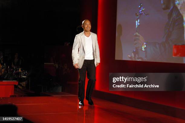 Fashion designer Derek Lam attends the Council of Fashion Designers of America's 2005 Fashion Awards at the New York Public Library.