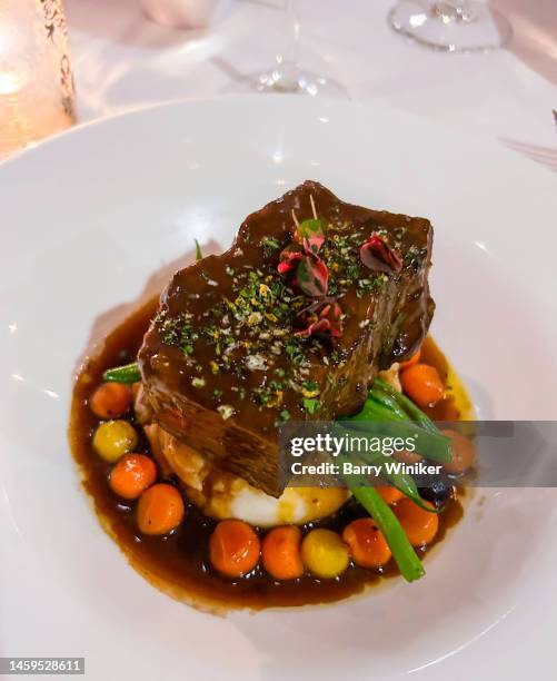 Root Vegetables Short Rib Dinner Ideas Short Rib Atop Roasted