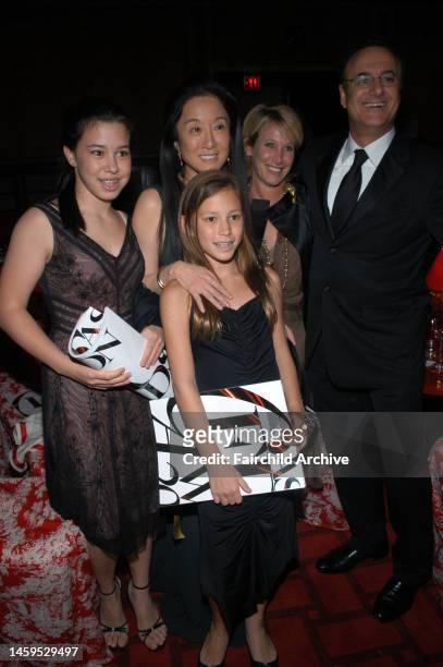 Cecilia Becker, Josephine Becker and fashion designer Vera Wang attend the Council of Fashion Designers of America's 2005 Fashion Awards at the New...