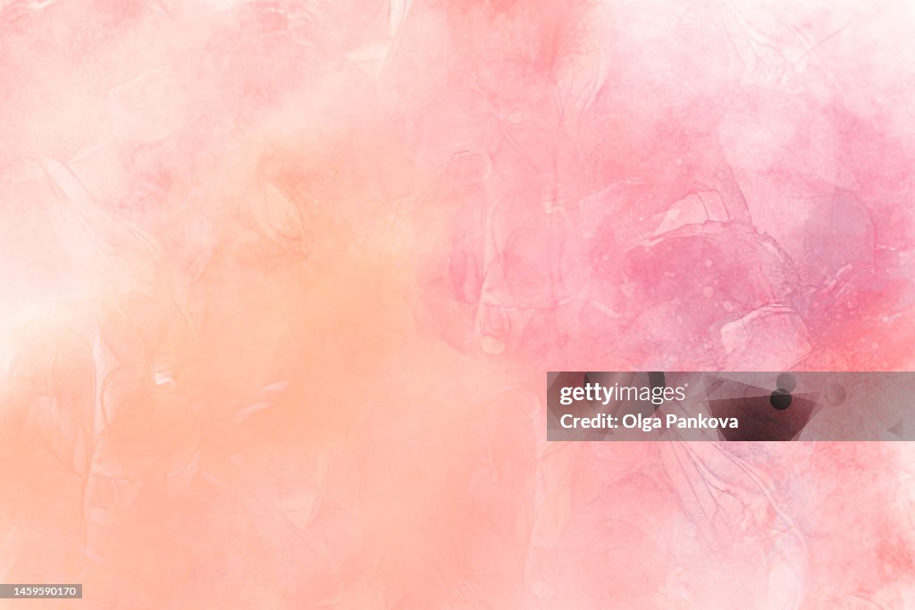Abstract pink watercolor background
