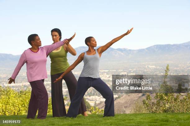 taichi - woman and tai chi stock pictures, royalty-free photos & images