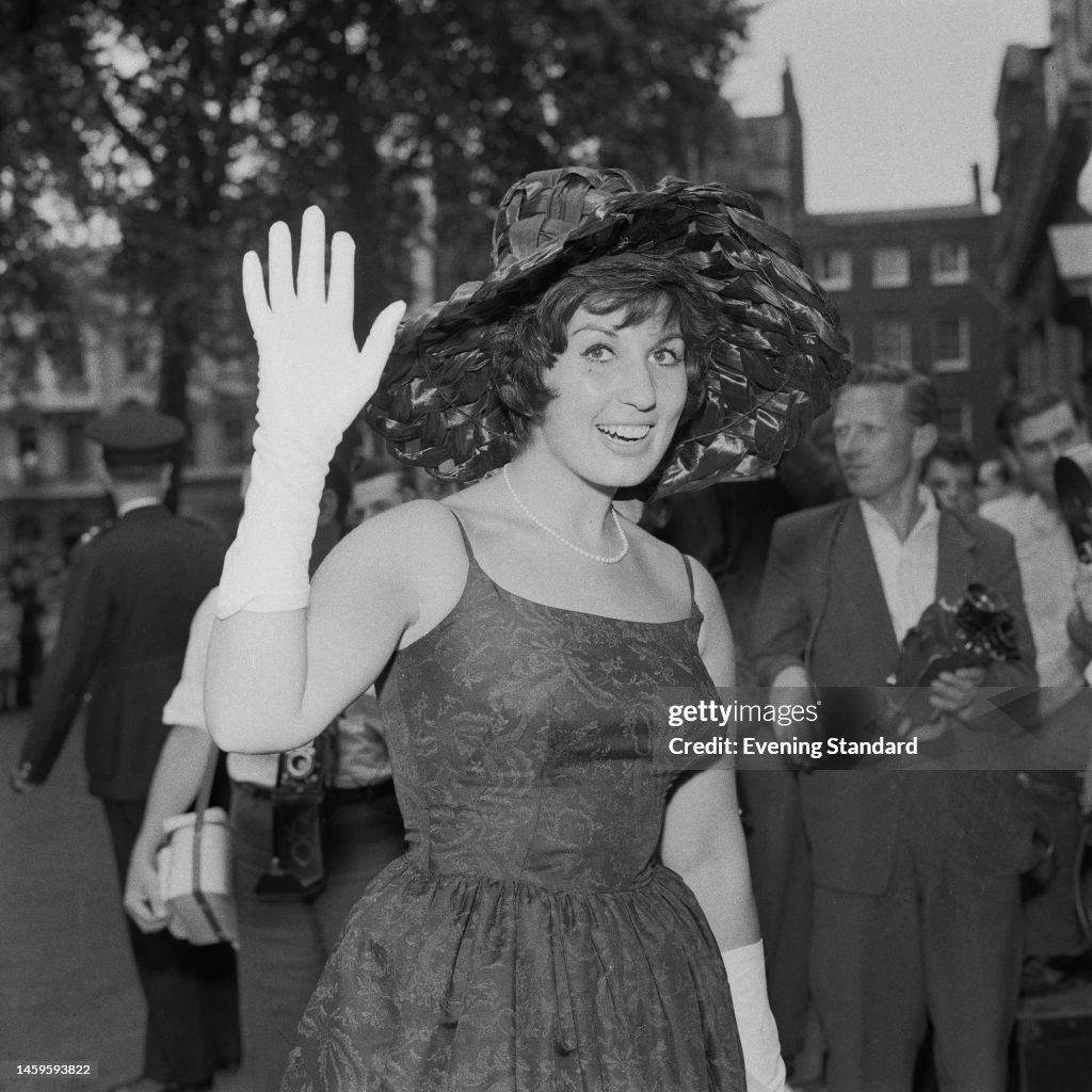 British Singer Alma Cogan Attending The Wedding Of Tommy Steele At St british-singer-alma-cogan-attending-the-wedding-of-tommy-steele-at-st