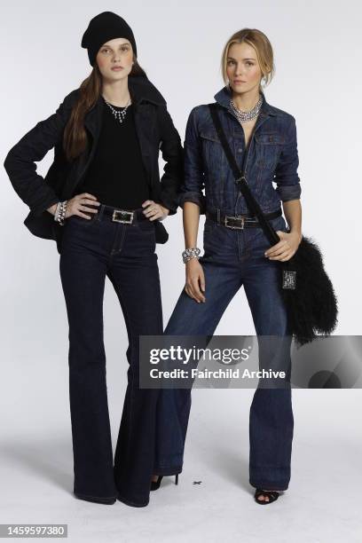 Models wear Ralph Lauren Collection Denim, the new luxury denim line from the designer's signature label.