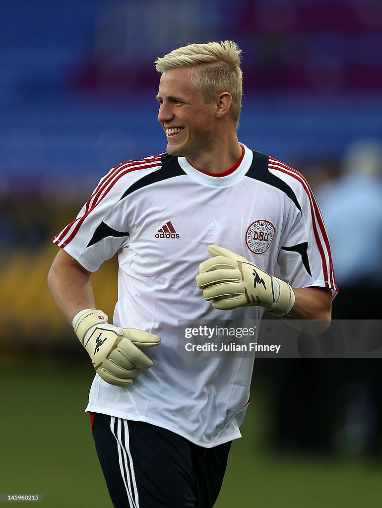 Denmark Training and Press Conference - Group B: UEFA EURO 2012