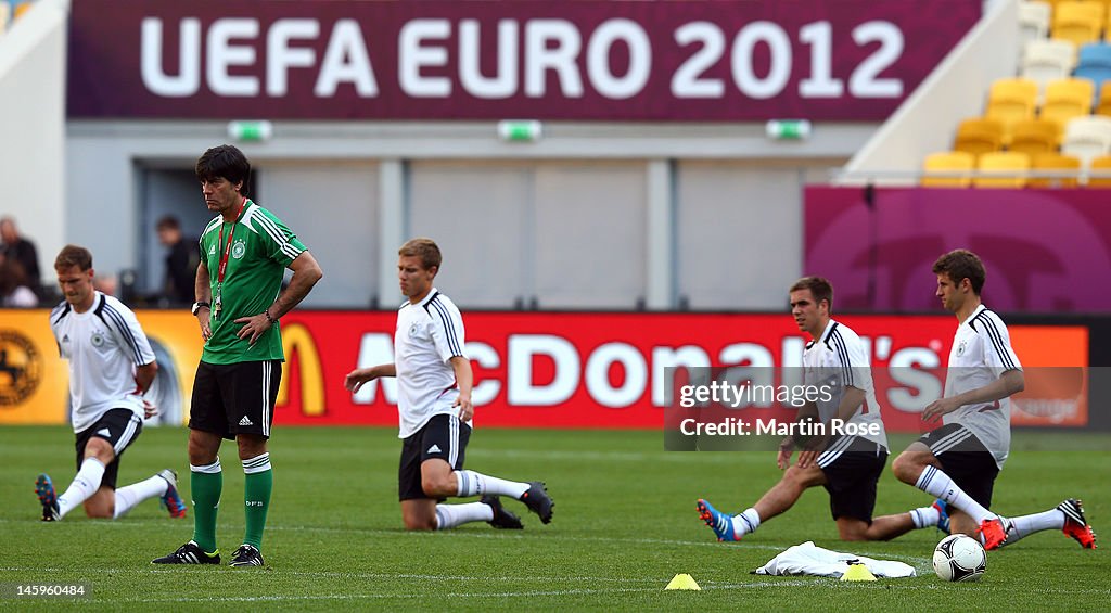 Germany Training Session - Group B: UEFA EURO 2012