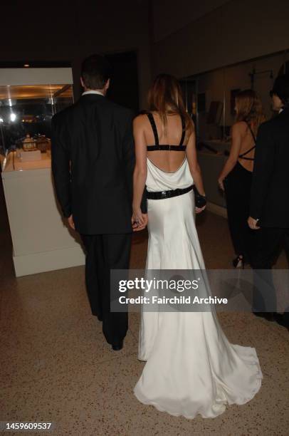 Quarterback Tom Brady, left, and model Gisele Bundchen attend the Metropolitan Museum of Art's annual Costume Institute gala in New York City....