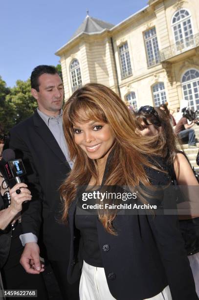 Singer Janet Jackson attends Christian Dior's fall 2008 haute couture show at the Musee Rodin in Paris.