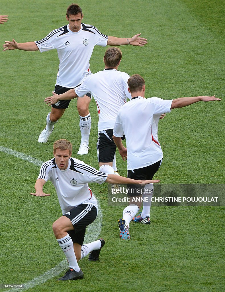 Germany's national football team players