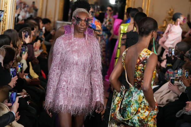FRA: Imane Ayissi : Runway - Paris Fashion Week - Haute Couture Spring Summer 2023