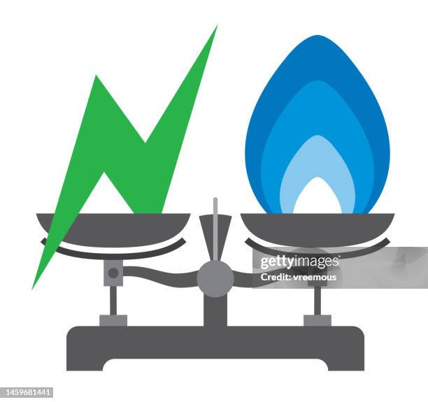 electricity or natural gas energy supply concept - liquefied natural gas stock illustrations