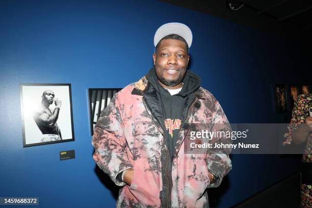 Michael Che attends Fotografiska & Mass Appeal Celebrate Opening Of 'Hip Hop: Conscious, Unconscious' In Collaboration with Chase Marriott Bonvoy...