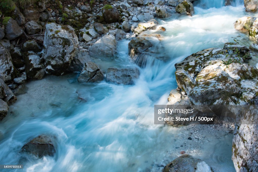 Scenic view of waterfall,Zauberwald,Germany