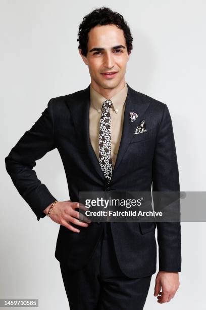 Fashion designer Zac Posen attends his resort 2014 collection preview.