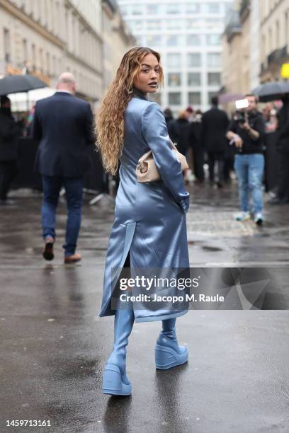 Rita Ora attends the Fendi Couture fashion show on January 26, 2023 in Paris, France.