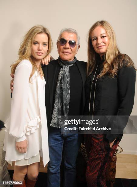 Georgia May Jagger, Roberto Cavalli, Eva Duringer Cavalli