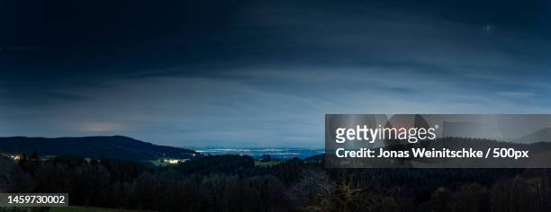 view from sankt englmar into the valley in bavaria,germany - jonas weinitschke stock pictures, royalty-free photos & images