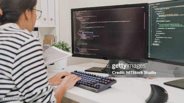 Write Computer Code Multiple Screens 611 Multiple Computer Screens Office Stock Photos, High-Res Pictures ...