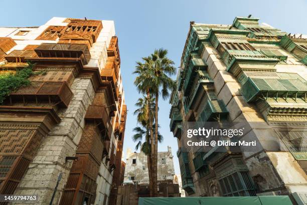 jeddah old town in saudi arabia - saudi arabia city stockfoto's en -beelden