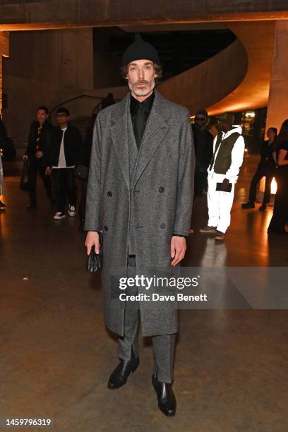 Richard Biedul attends the COS x YEBOAH Show "Metamorphosis" on January 26, 2023 in London, England.