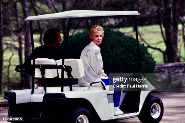 Tammy Wynette, First lady of Country and famous for her song ' Stand By Your Man' at her home in Nashville where she died 6th April 1998 after a long...