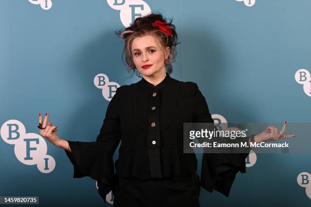 Helena Bonham Cart during the BFI Preview of "Nolly" at BFI Southbank on January 26, 2023 in London, England.