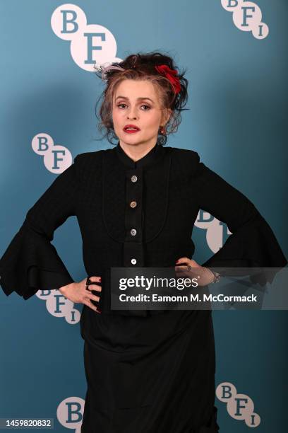 Helena Bonham Cart during the BFI Preview of "Nolly" at BFI Southbank on January 26, 2023 in London, England.