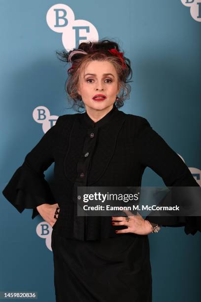 Helena Bonham Cart during the BFI Preview of "Nolly" at BFI Southbank on January 26, 2023 in London, England.