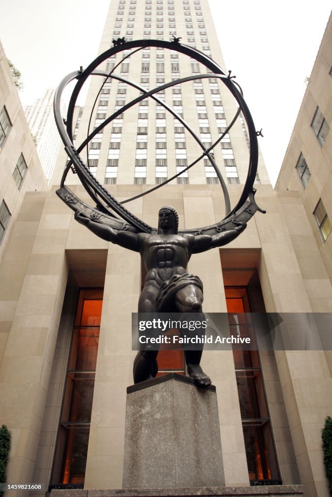 The Atlas statue at Rockefeller Center. News Photo - Getty Images