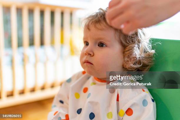 339 Baby Girl Haircut Photos and Premium High Res Pictures - Getty Images