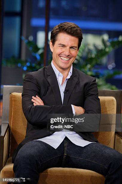 Episode 4266 -- Pictured: Actor Tom Cruise during an interview on June 8, 2012 --