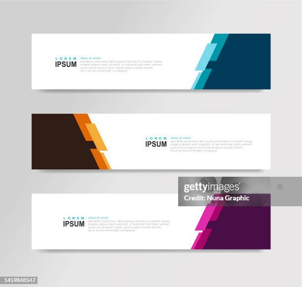 vektor abstrakte banner - dachbalken stock-grafiken, -clipart, -cartoons und -symbole