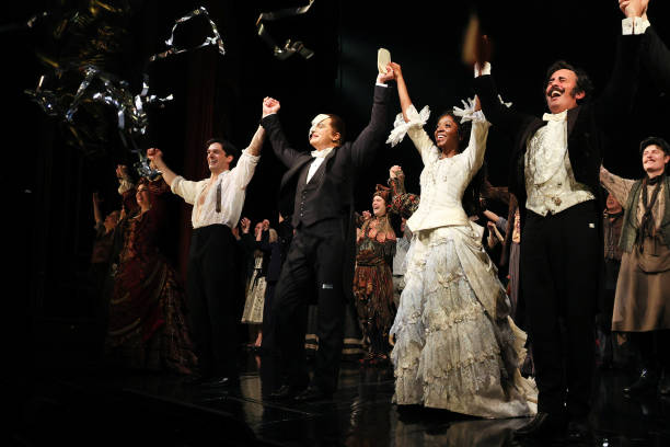 NY: Andrew Lloyd Webber Attends "The Phantom Of The Opera" On Broadway