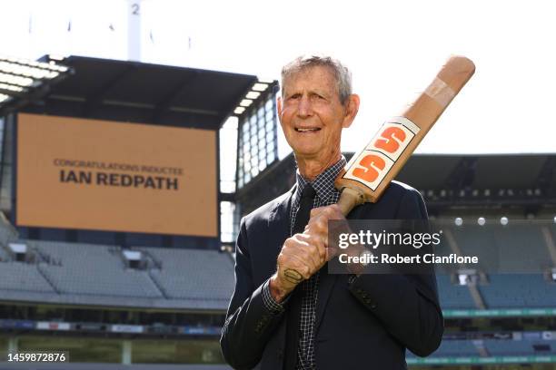 Ian Redpath is seen during Australian Cricket Hall of Fame Announcement at Melbourne Cricket Ground on January 27, 2023 in Melbourne, Australia.